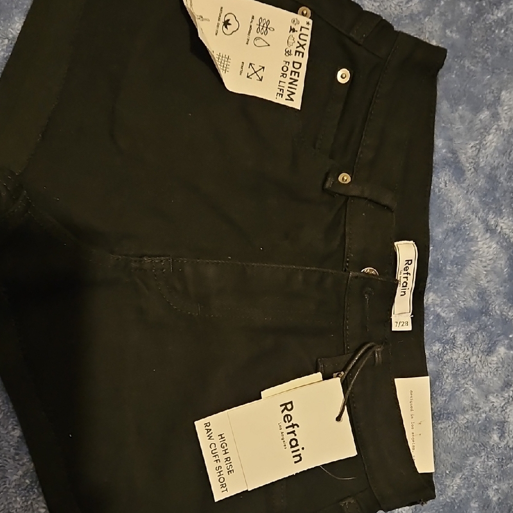 Women's Black Jean Shorts